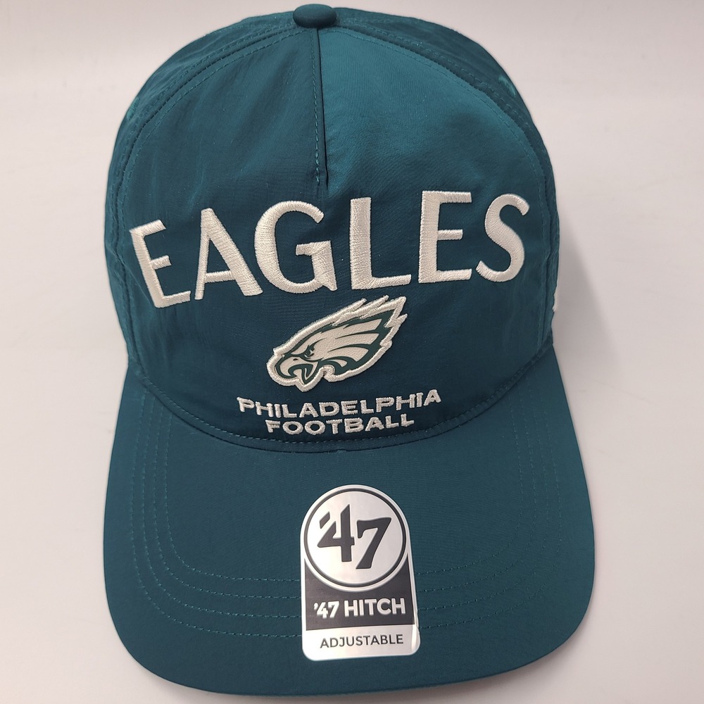 Philadelphia Eagles Hat Snapback 47 Brand Hitch Green‎ White NFL Nylon Modernia